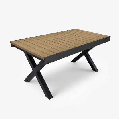 Expandable Outdoor Dining Table for 8 Person - D060