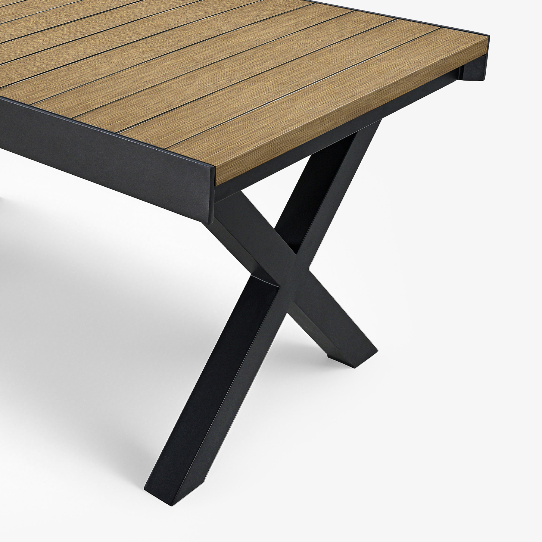 Expandable Outdoor Dining Table for 8 Person - D060