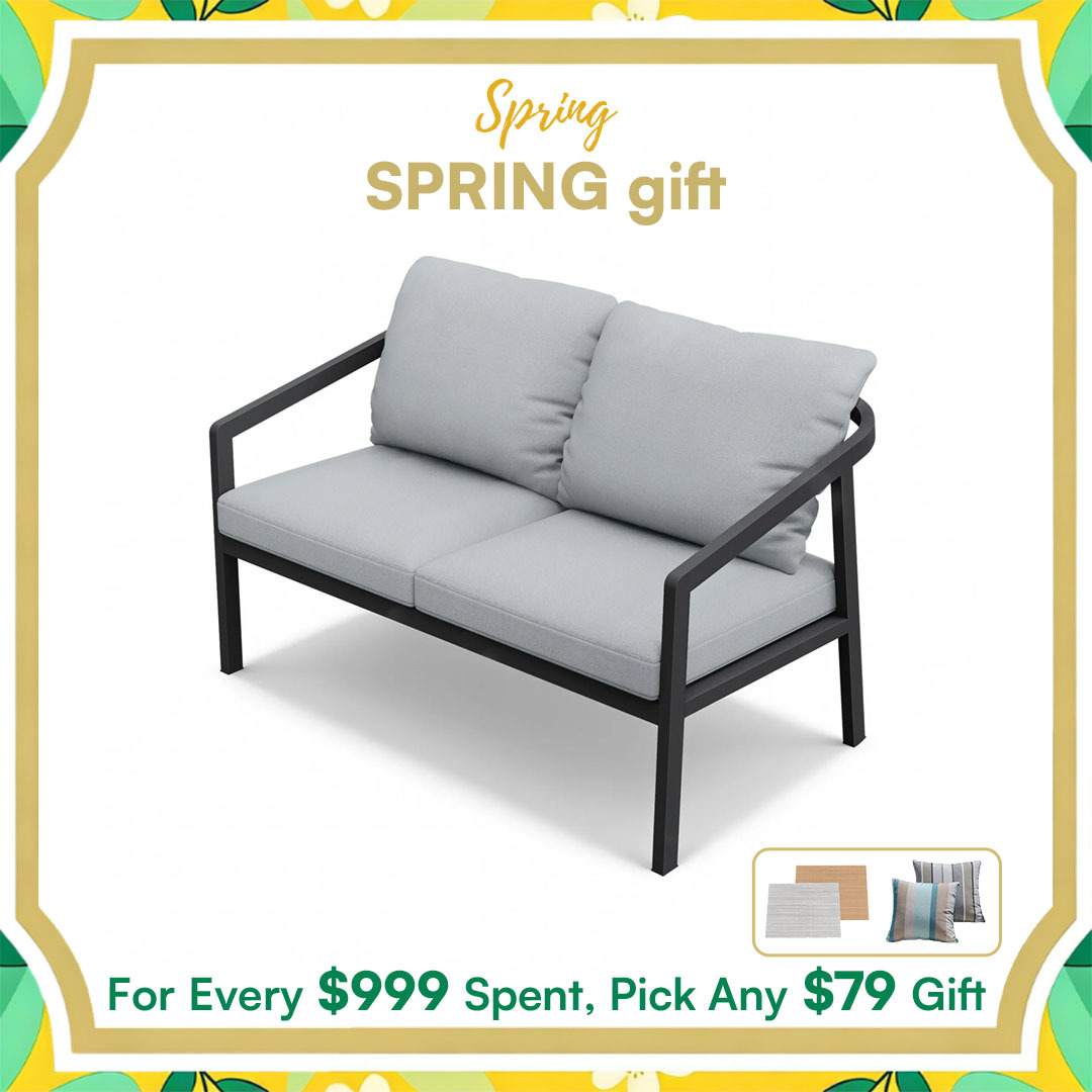 2-Seater Patio Outdoor Loveseat - C042