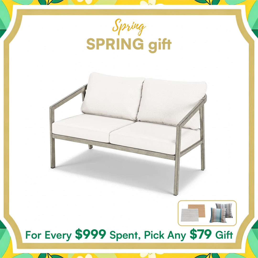 2-Seater Patio Outdoor Loveseat - C042