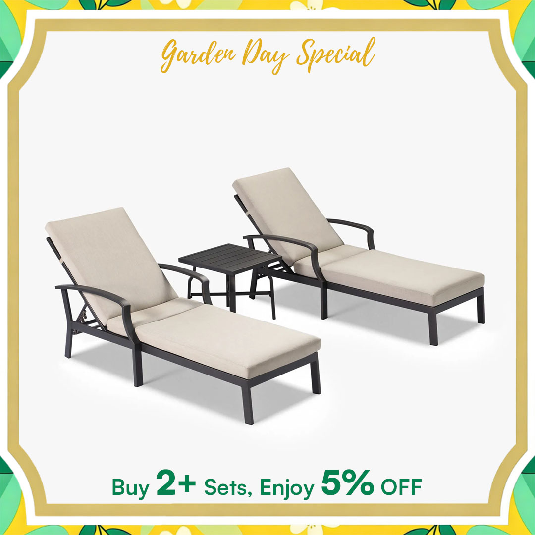 Outdoor furniture product photo with clear details and modern design-Seehill