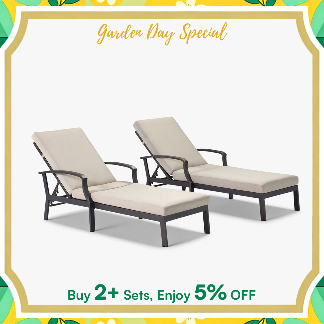 Outdoor furniture product photo with clear details and modern design with clear product prop-Seehill