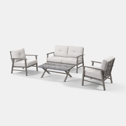 4-piece Modern Outdoor Patio Furniture Set - SS015-2