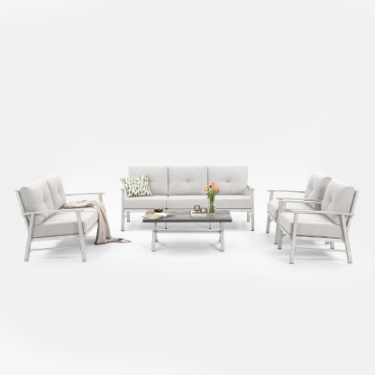 5-piece Modern Outdoor Patio Furniture Set - SS015-3