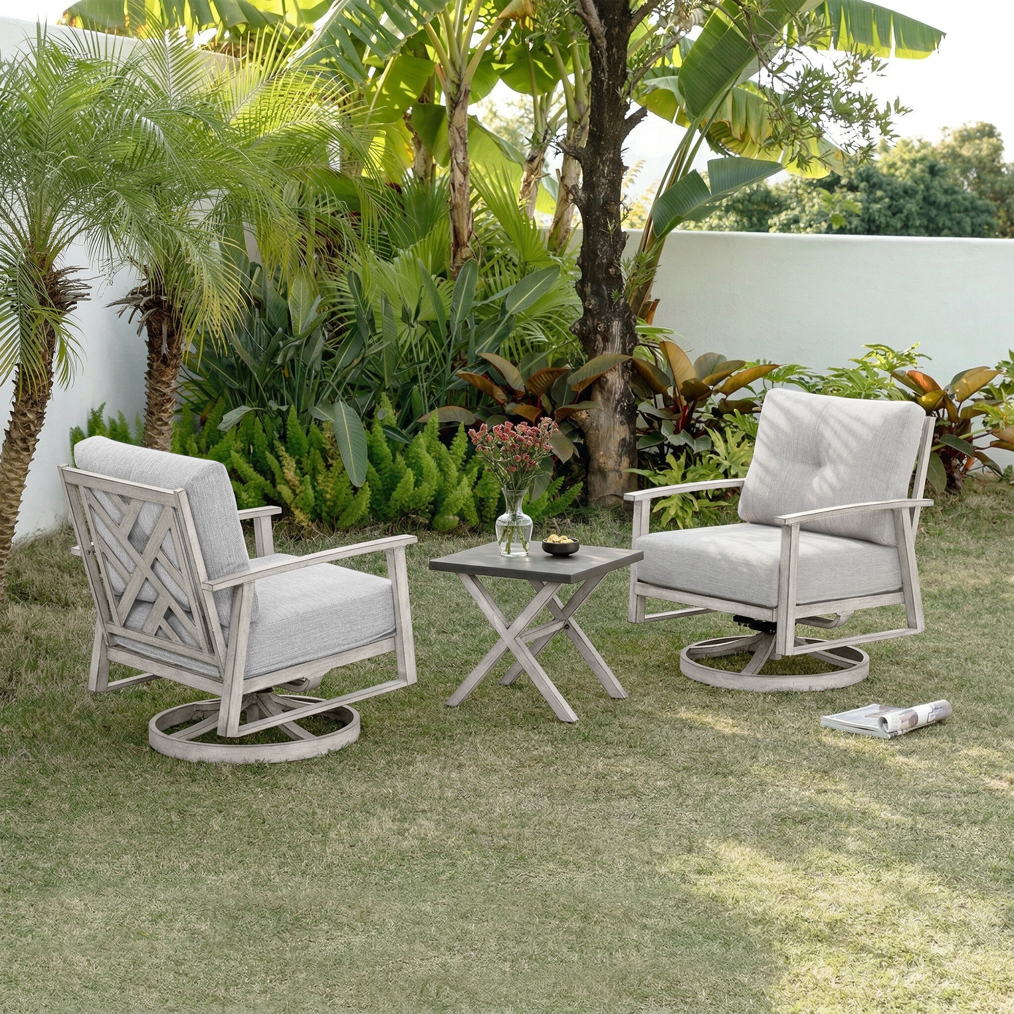 2-seater patio outdoor loveseat