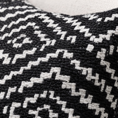 An elegant weather resistant outdoor throw pillow with square shape and durable outdoor fabric. - Seehill