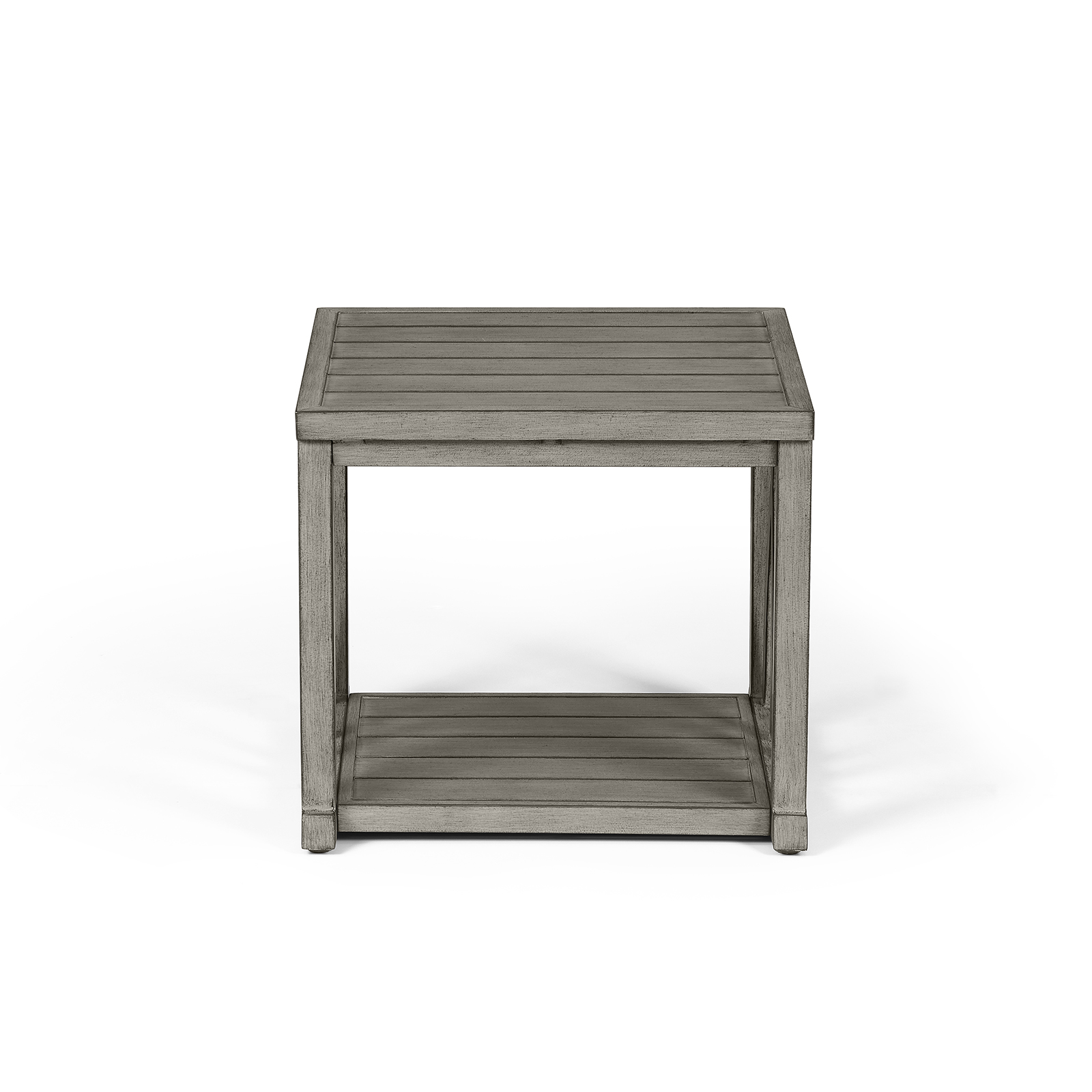 Aluminum Outdoor 2-Tier Side End Table - D092