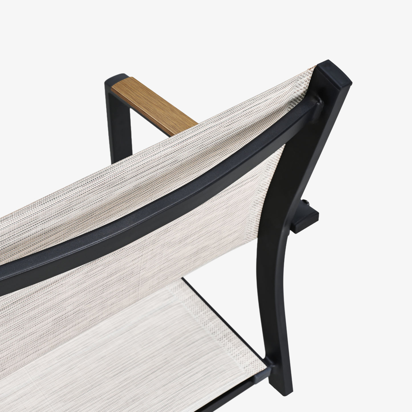 2-piece Patio Swivel Dining Chairs Set - C059