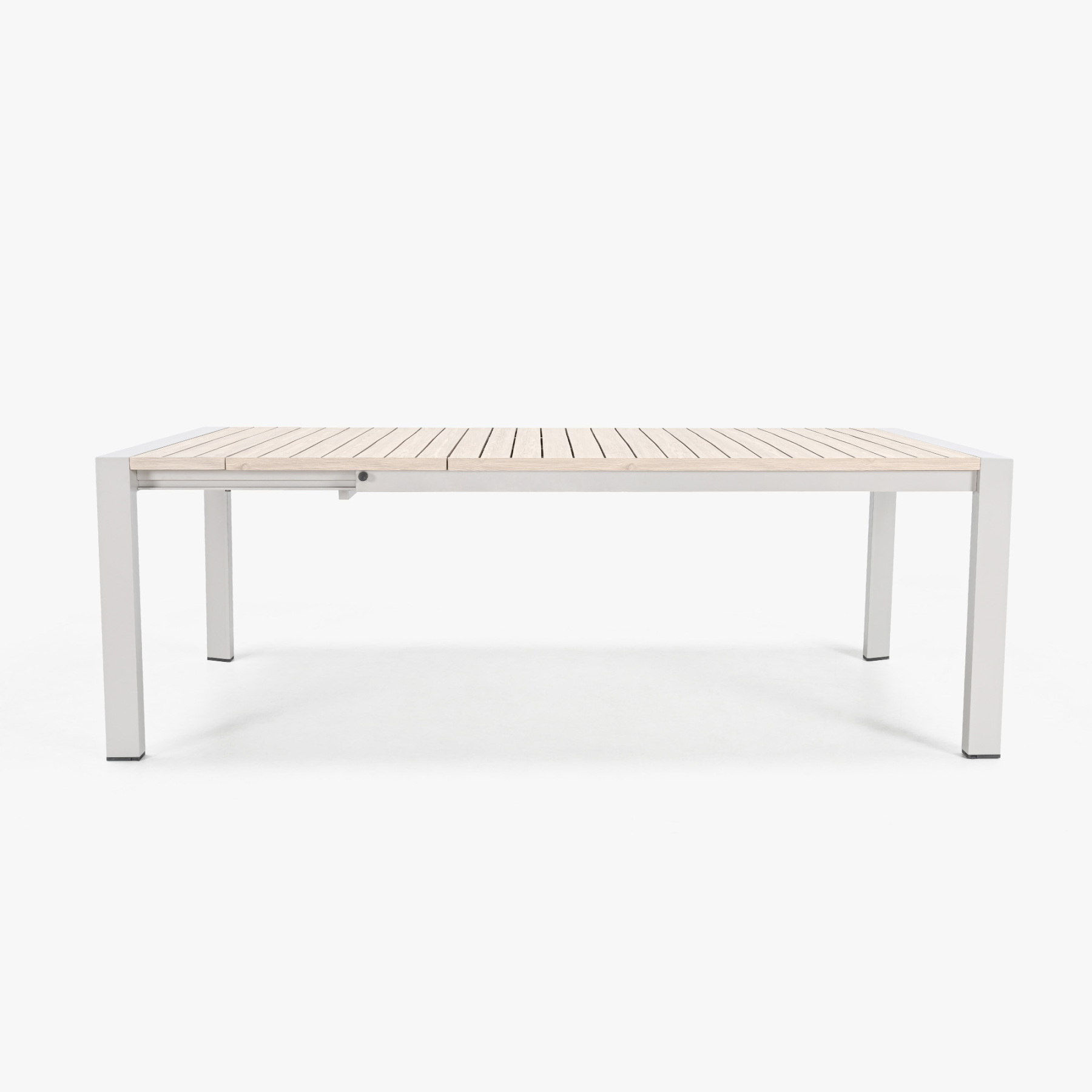 Modern extendable outdoor dining table with light  - Seehill