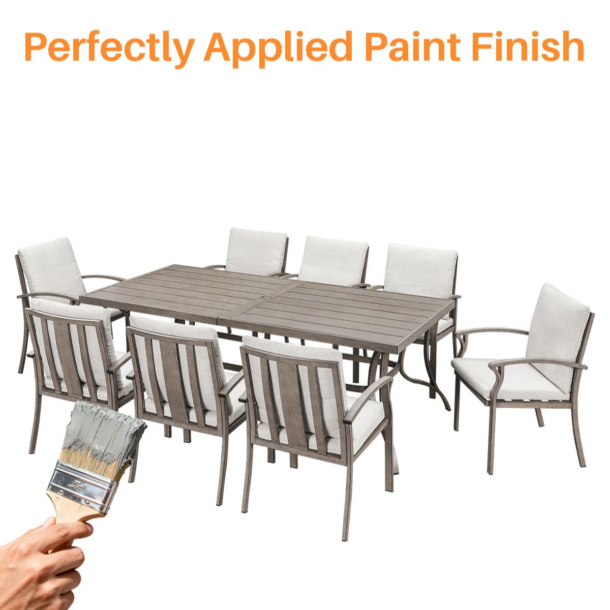 9-Piece Aluminum Outdoor Patio Dining Set - DS105