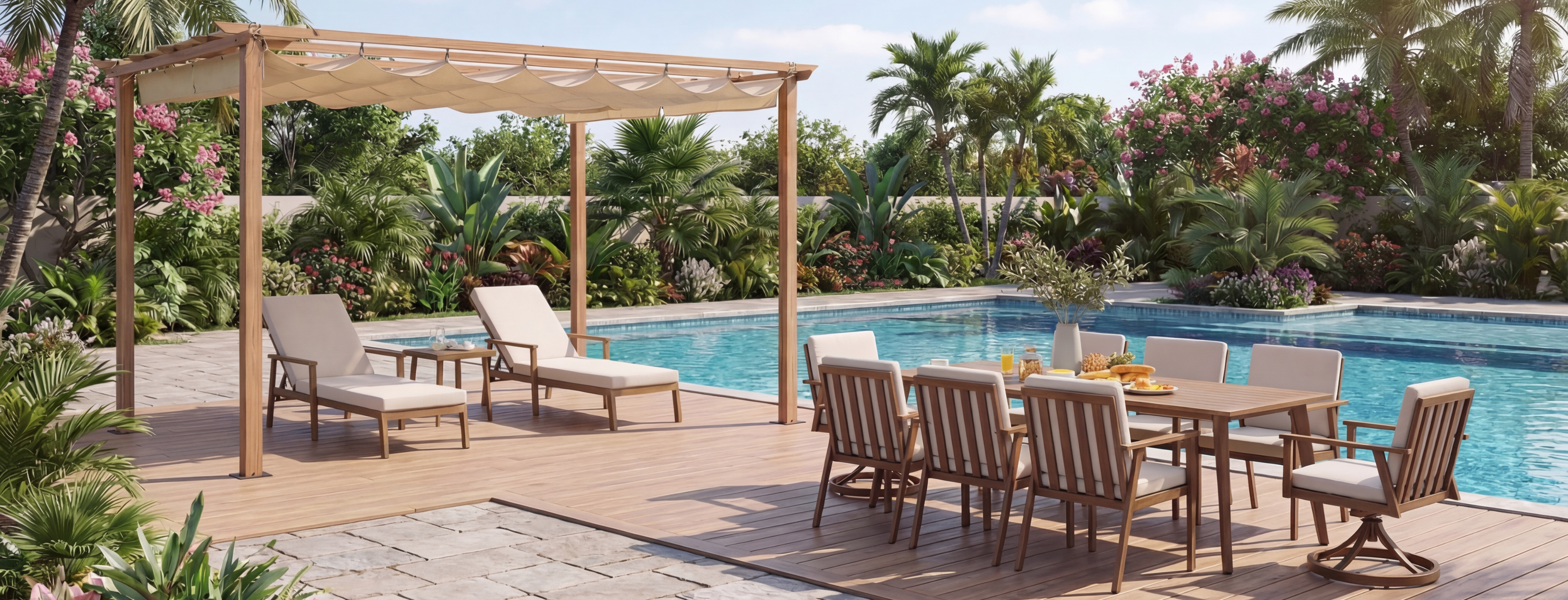 7-piece patio dining set for 6