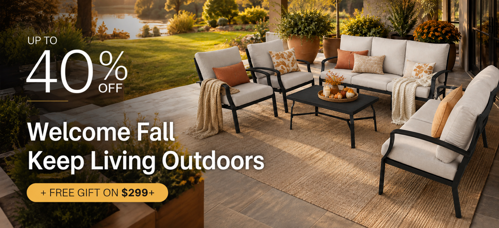 Enjoy Fall Sale! Save up to 40% on Patio Furniture | SeeHill