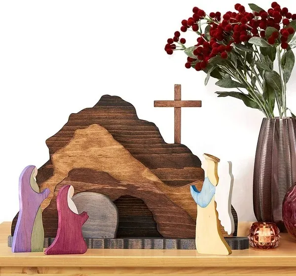 ✝️Easter Scene Wooden Decoration