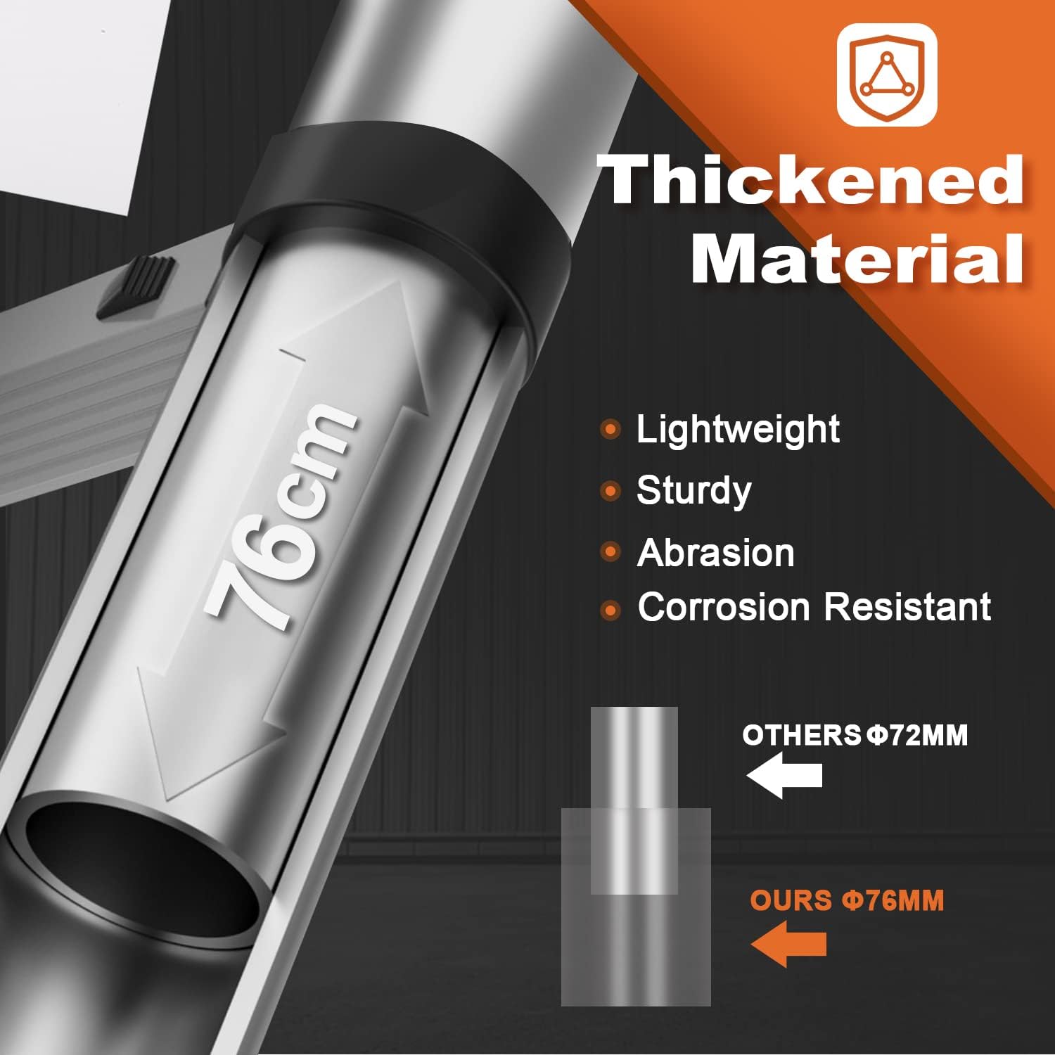 Multi-Purpose Collapsible Ladder for RV or Outdoor Work