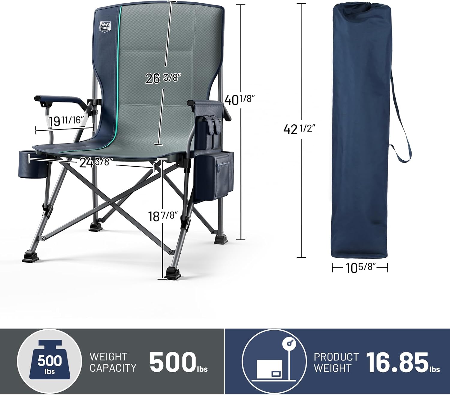 Oversized Folding Camping Chair