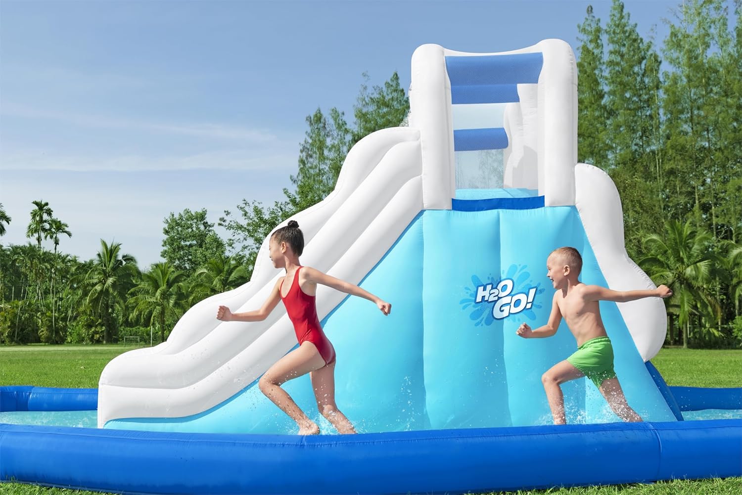 Tidal Trifecta Kids Inflatable Water Park