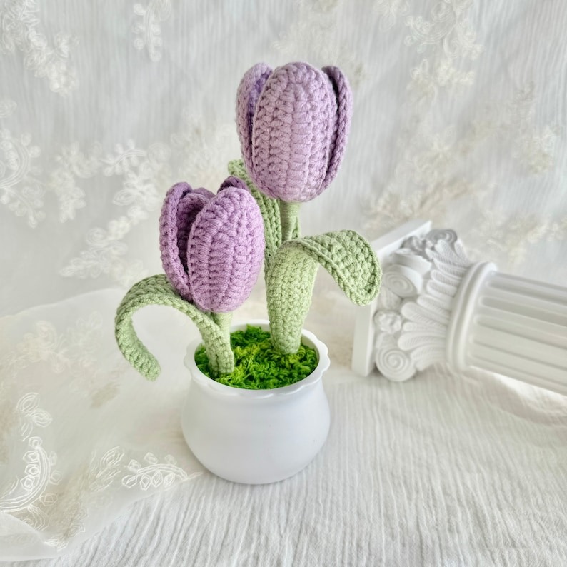 Handcrafted Tulips For Gift