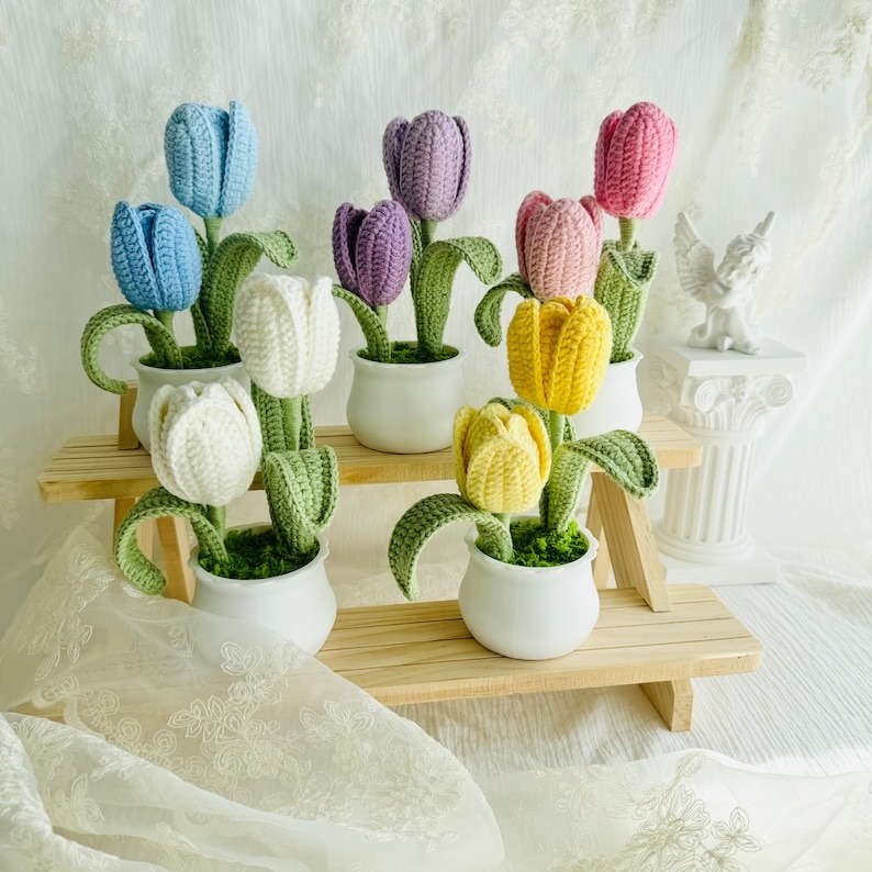 Handcrafted Tulips For Gift