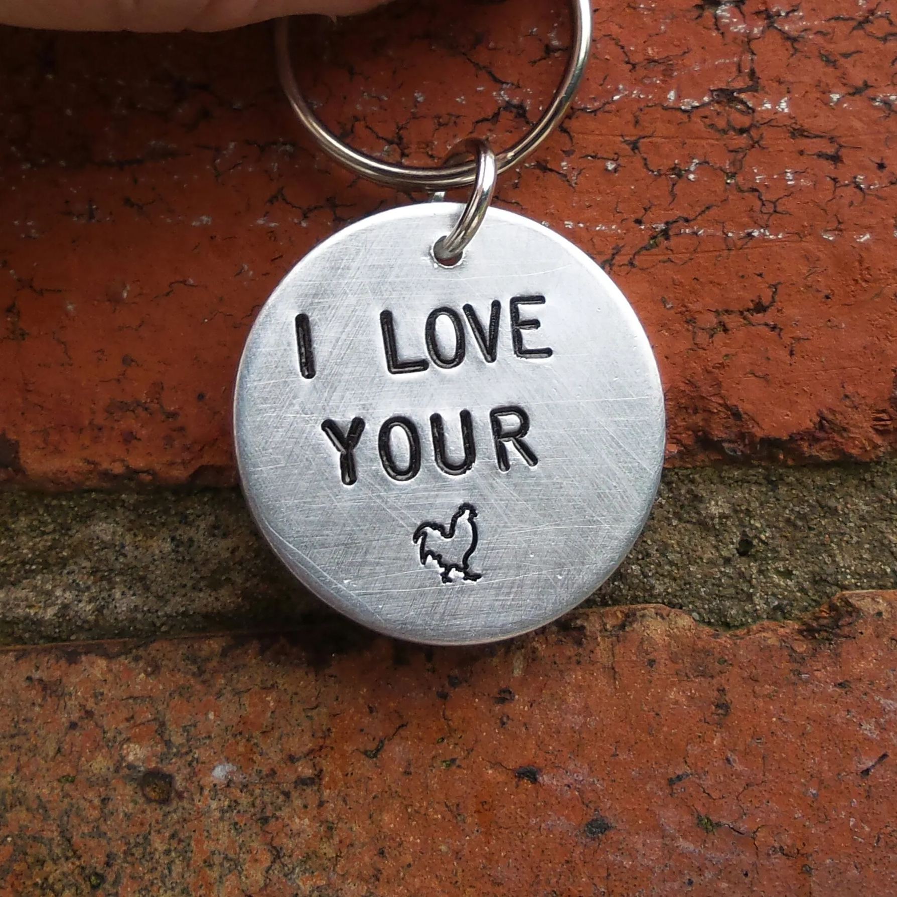 😂Funny Couple Engraved Keychain