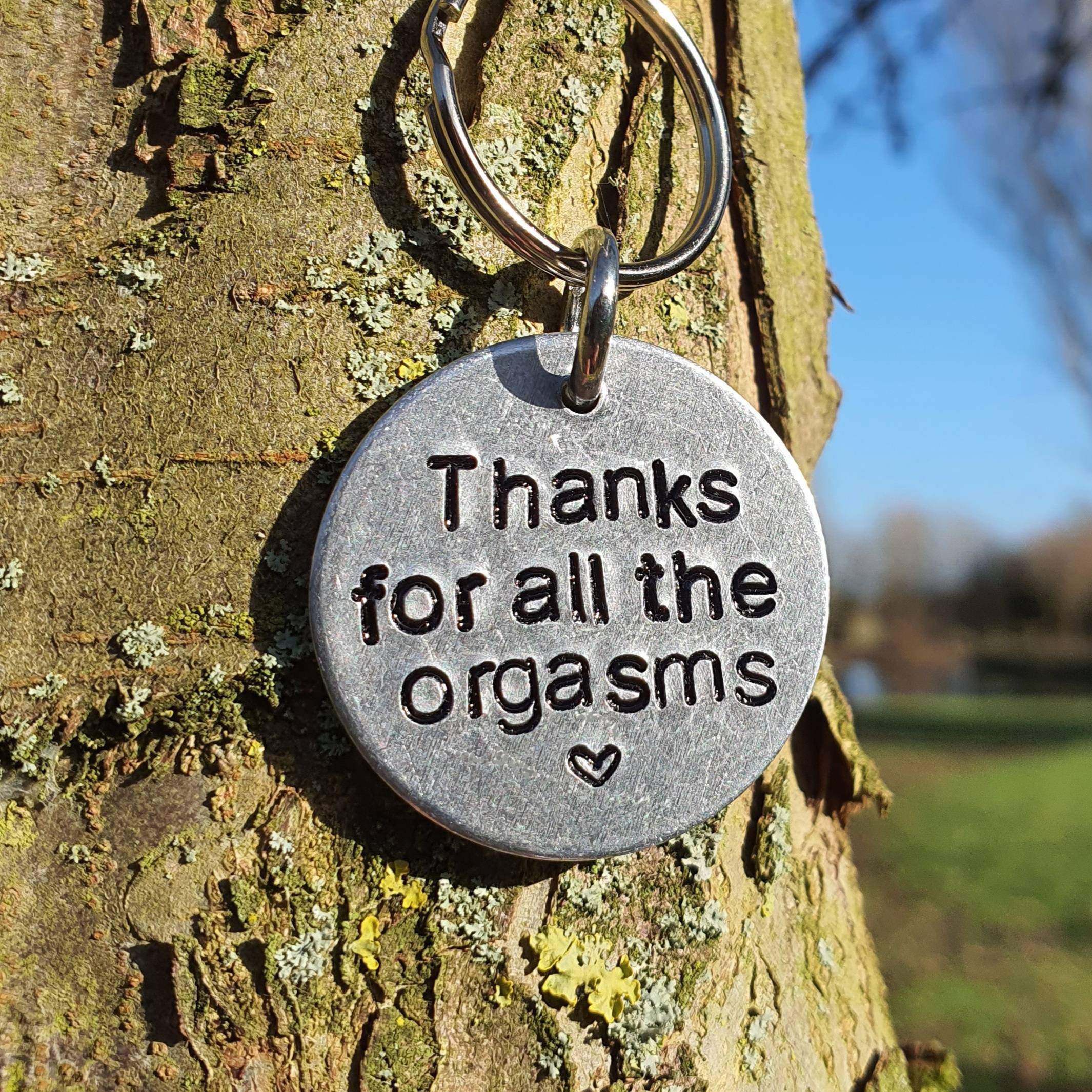 😂Funny Couple Engraved Keychain