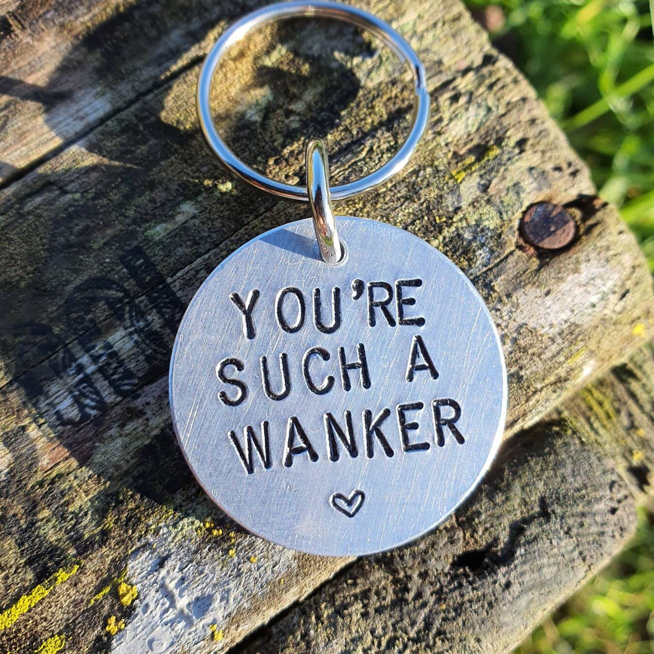 😂Funny Couple Engraved Keychain