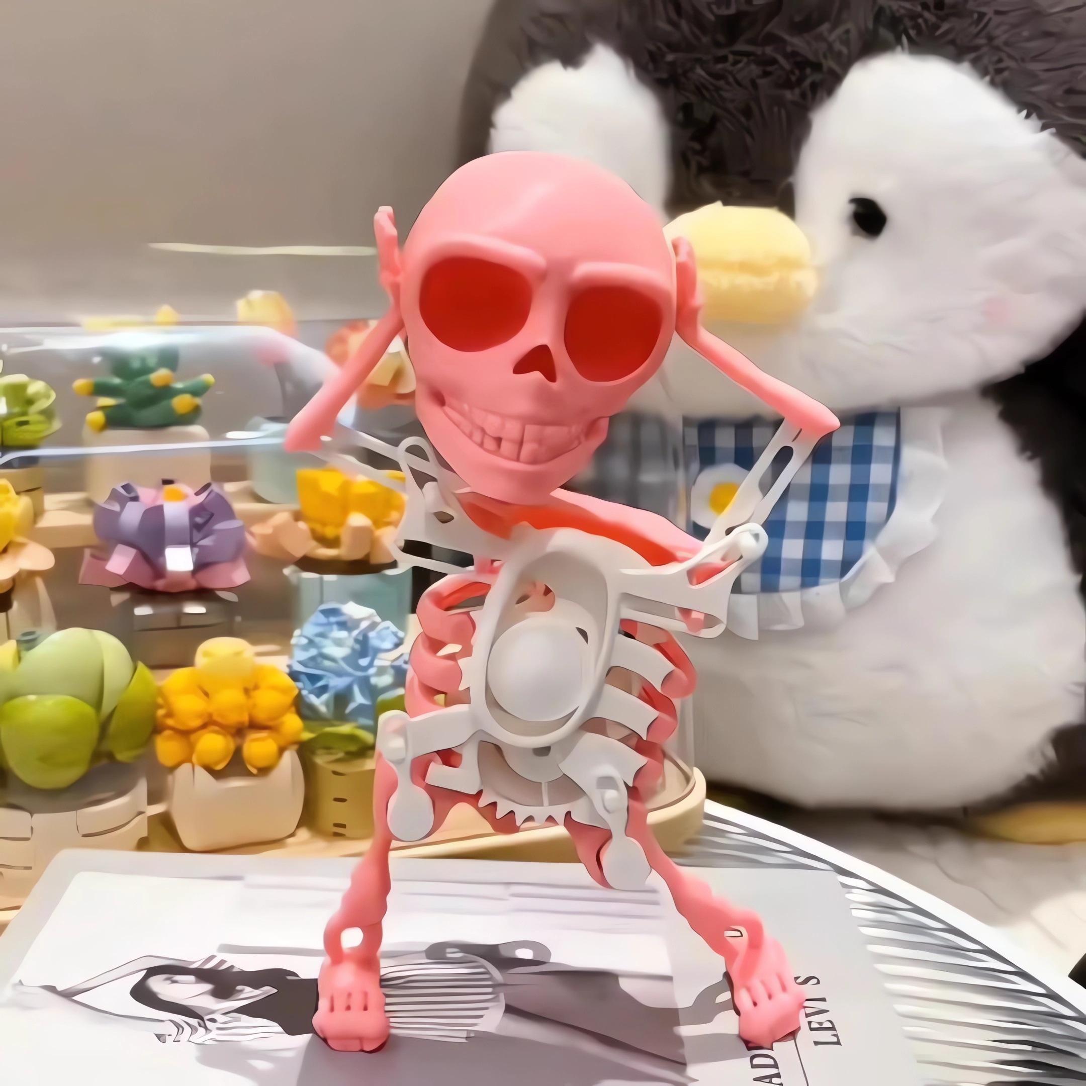 Dancing and Swinging 3D Skull Toy🎉