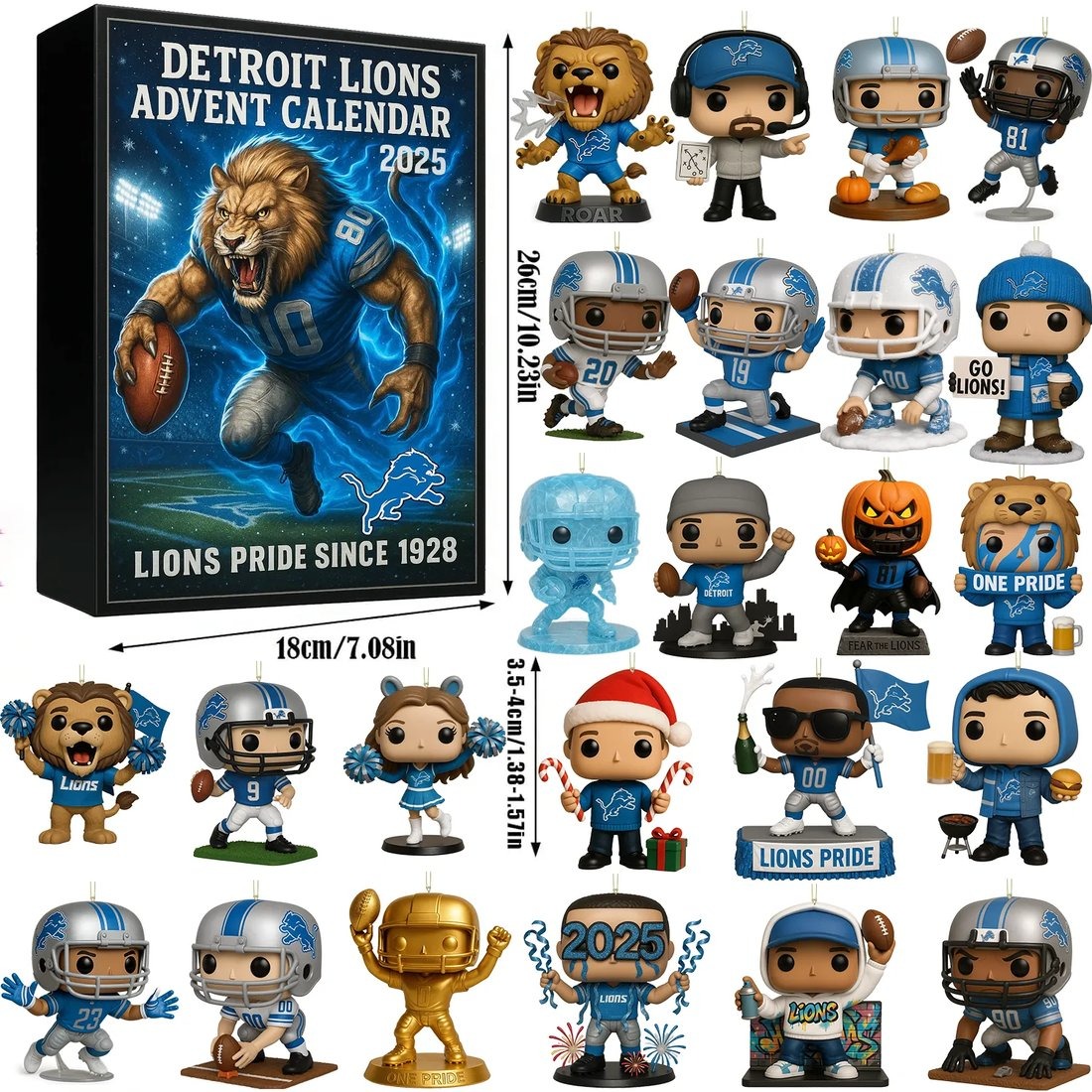 Detroit Lions Advent Calendar 2025