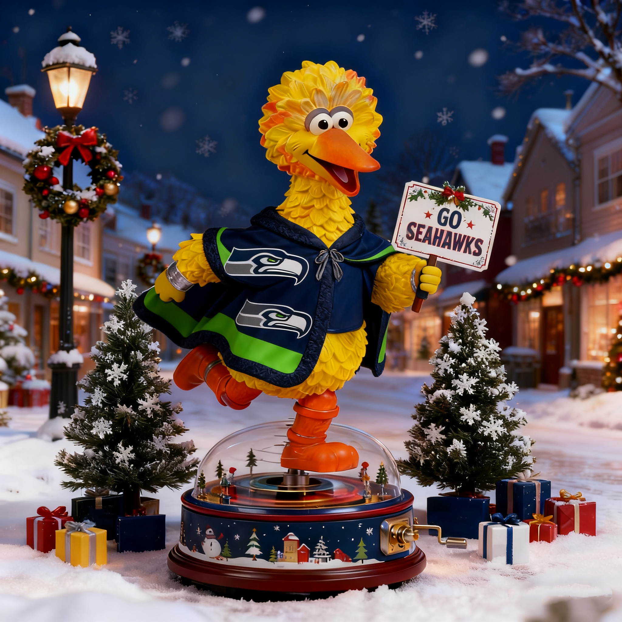 Sesame Street Big Bird Collectible Statue - Bring Sesame Street Magic to Any Space