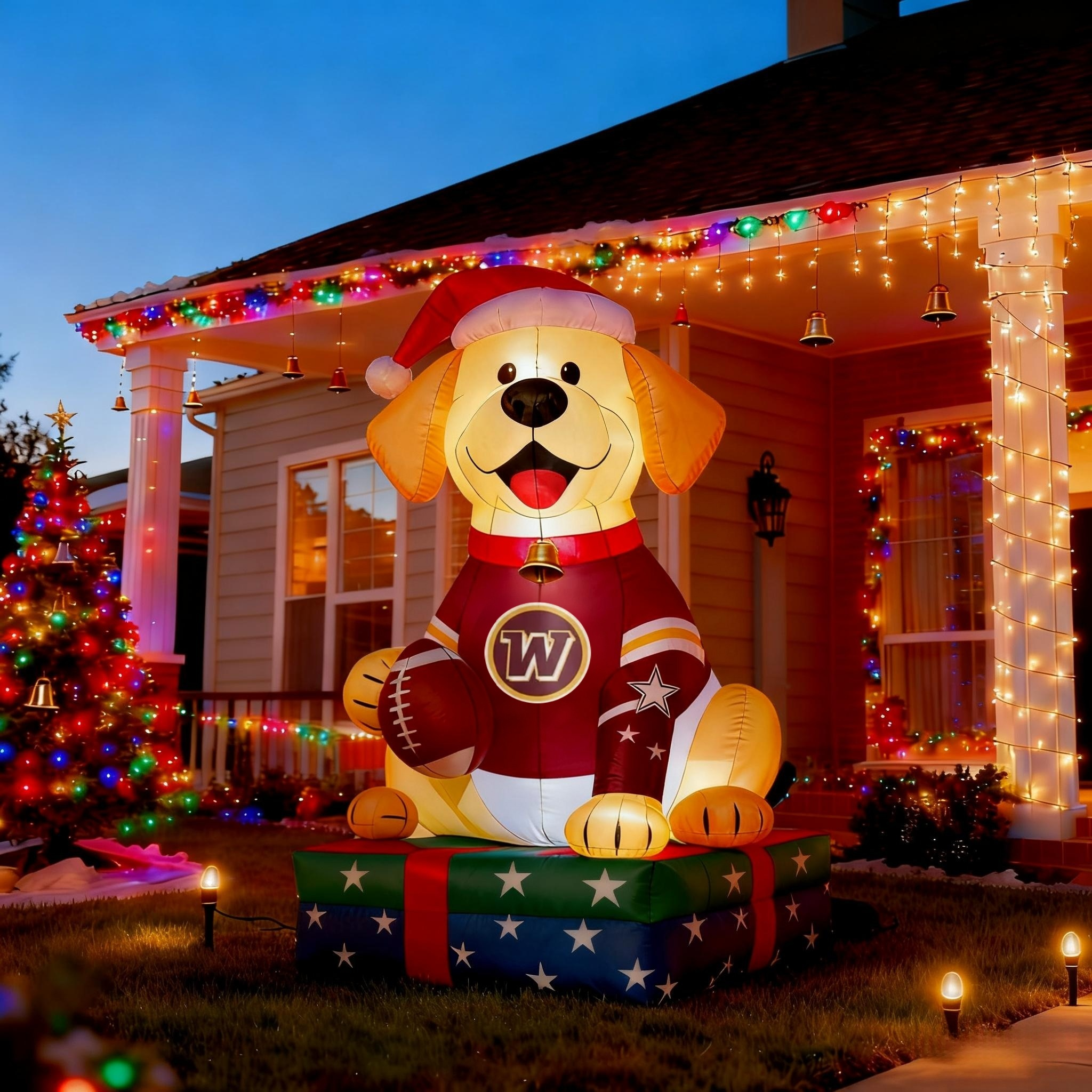 Adorable Labrador Inflatable Garden Decoration