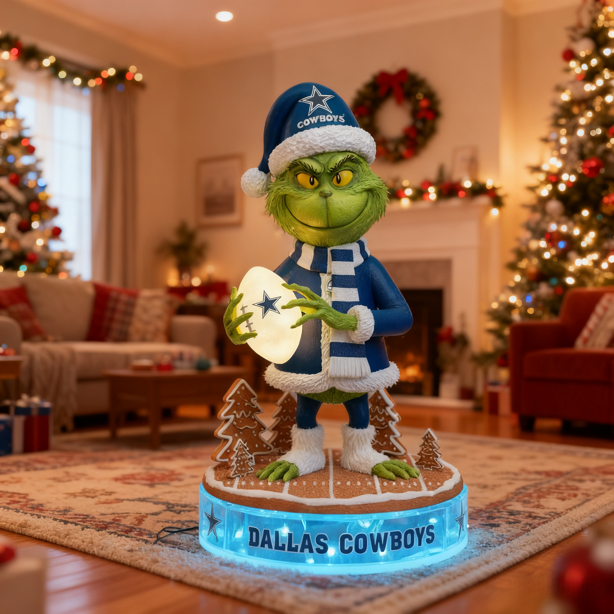 Whoville Holiday Spirit Collectible Grinch Statue