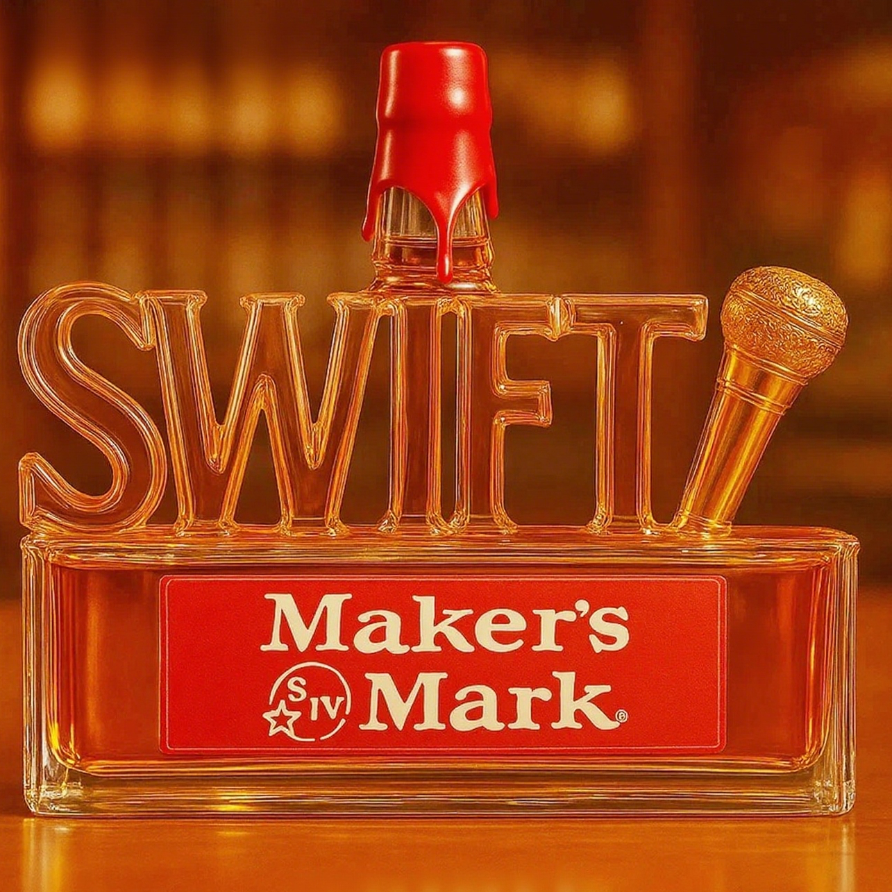 Taylor Swift Whiskey Bottle