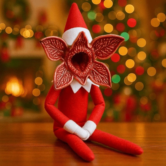 Stranger Things Demogorgon ELF ON THE SHELF