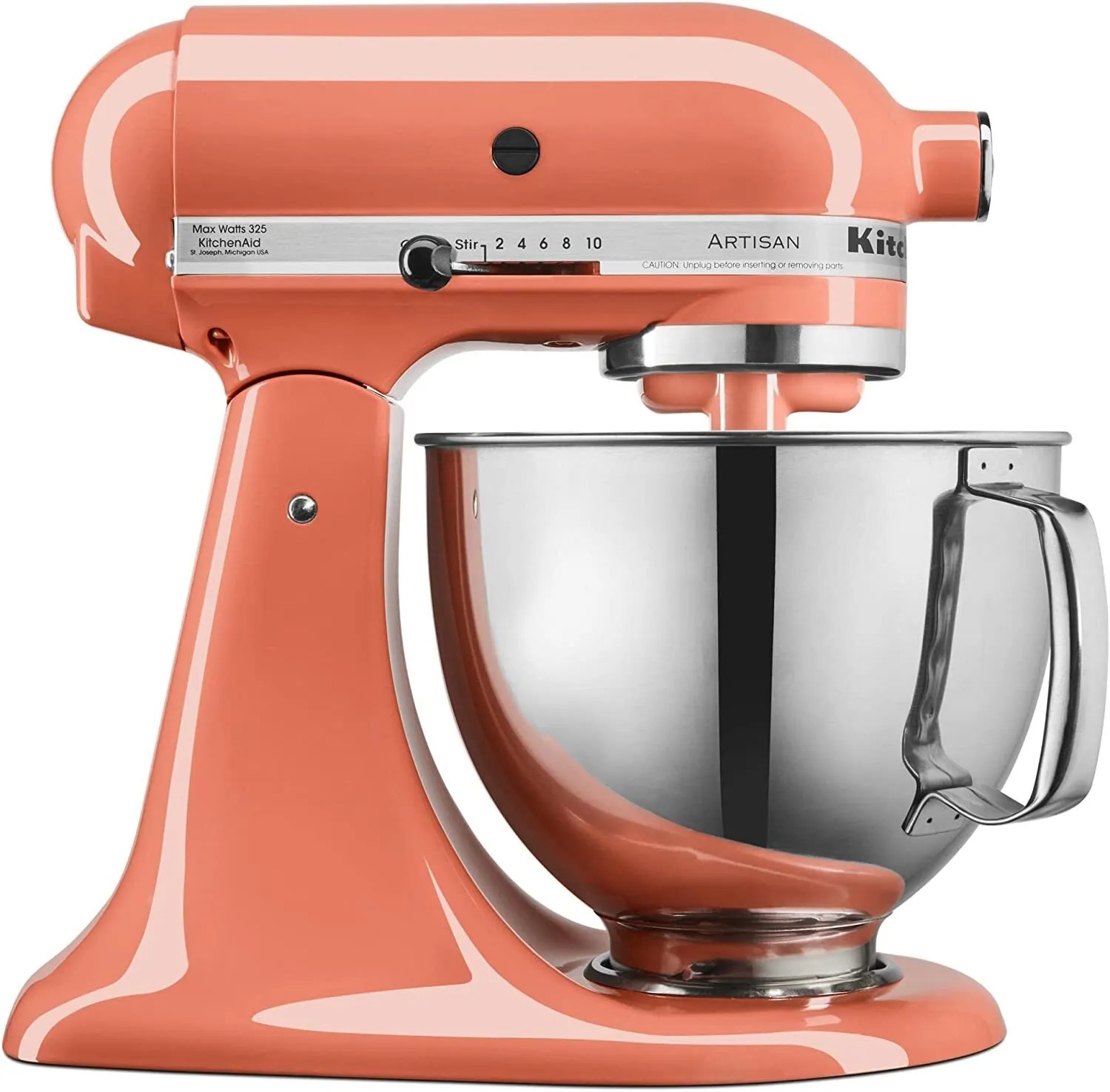 🔥SALE🔥 Tilt-Head Stand Mixer with Pour Fender, 5-Quart Stainless Steel Bowl