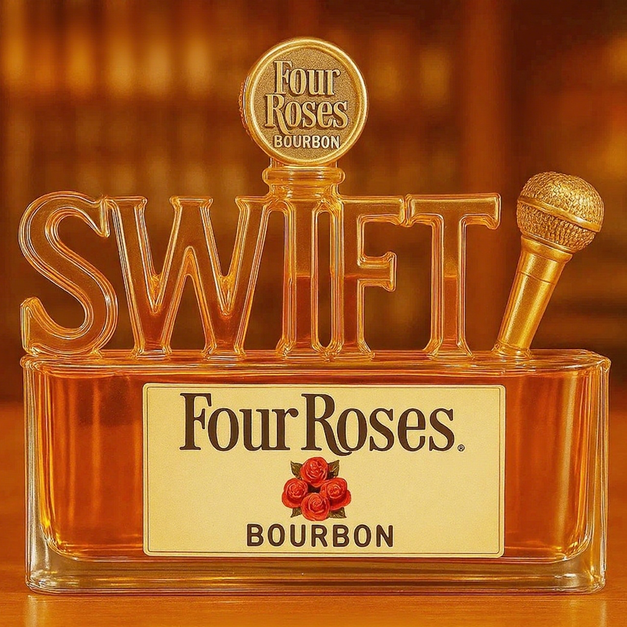 Taylor Swift Whiskey Bottle