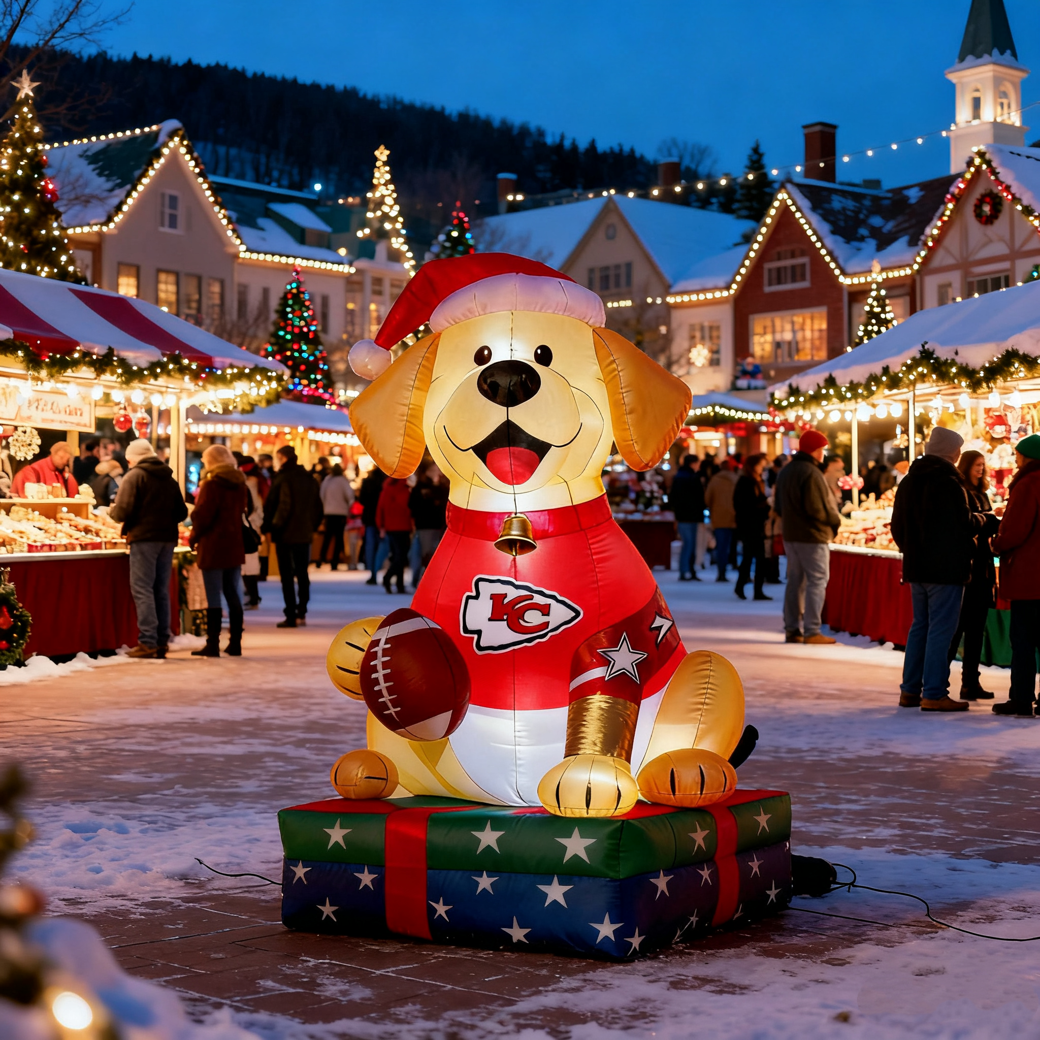 Adorable Labrador Inflatable Garden Decoration