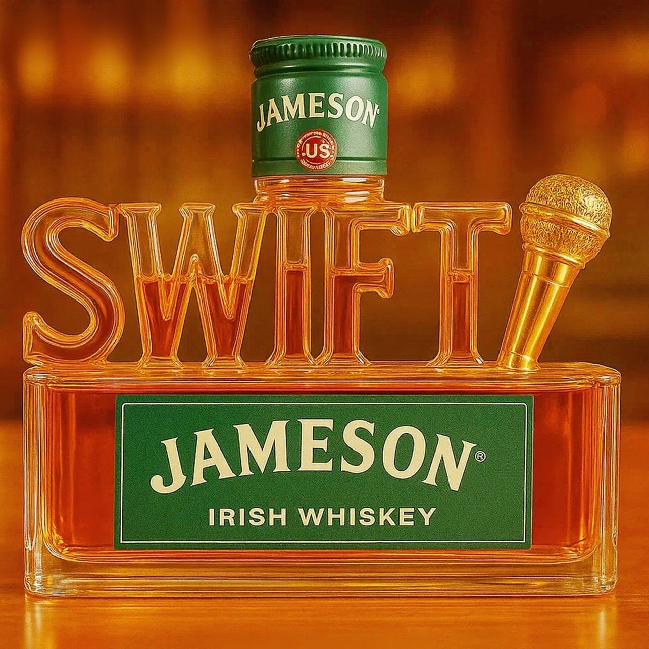 Taylor Swift Whiskey Bottle