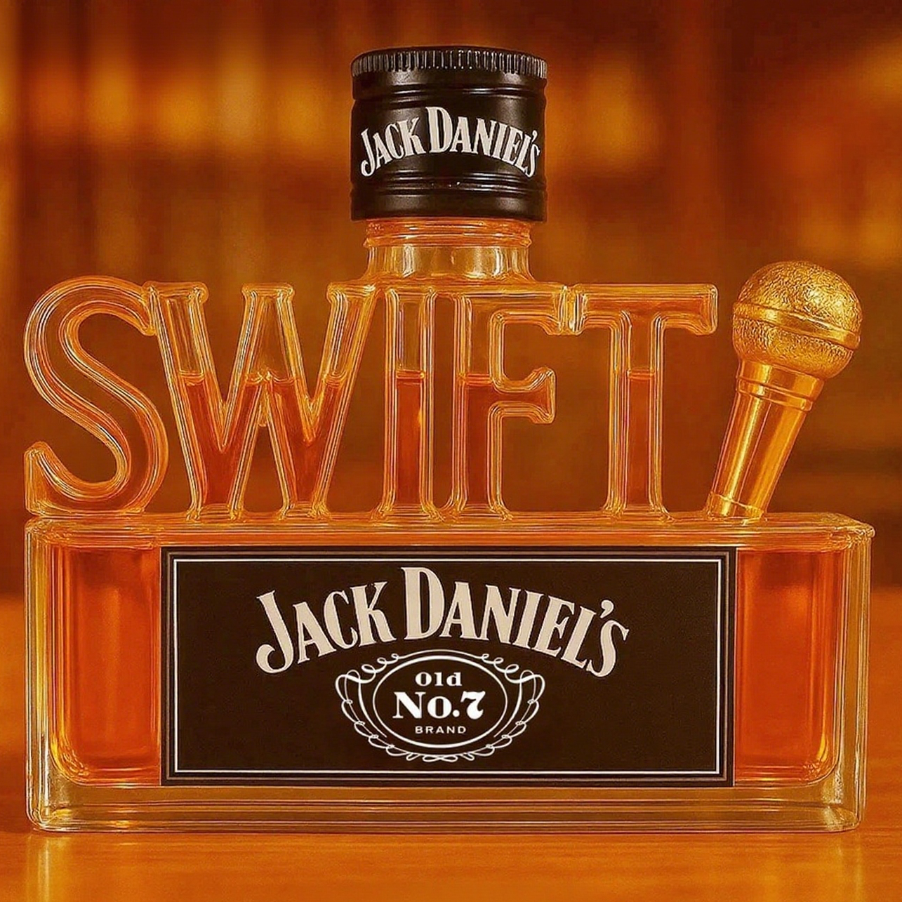 Taylor Swift Whiskey Bottle
