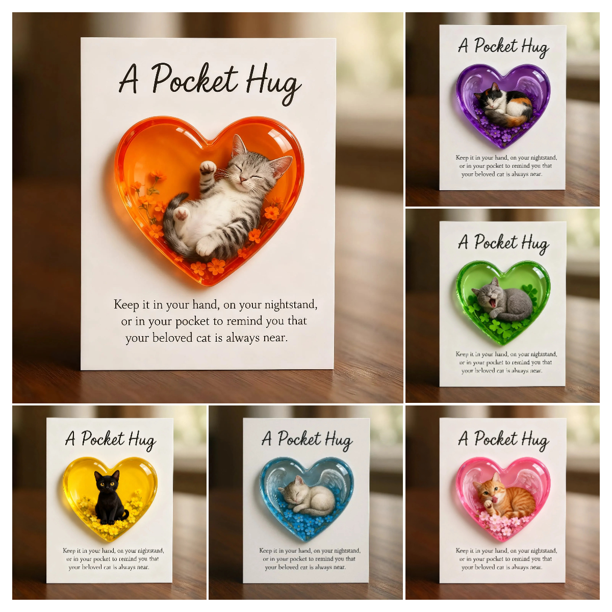 🐱 Cat Memorial Pocket Hug