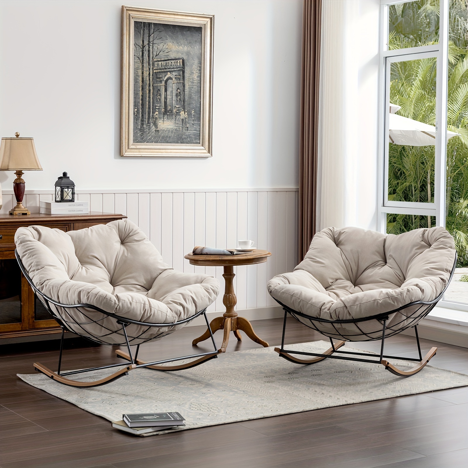 💥Clearance Sale💥Patio Oversized Upholstered Rocker Chair