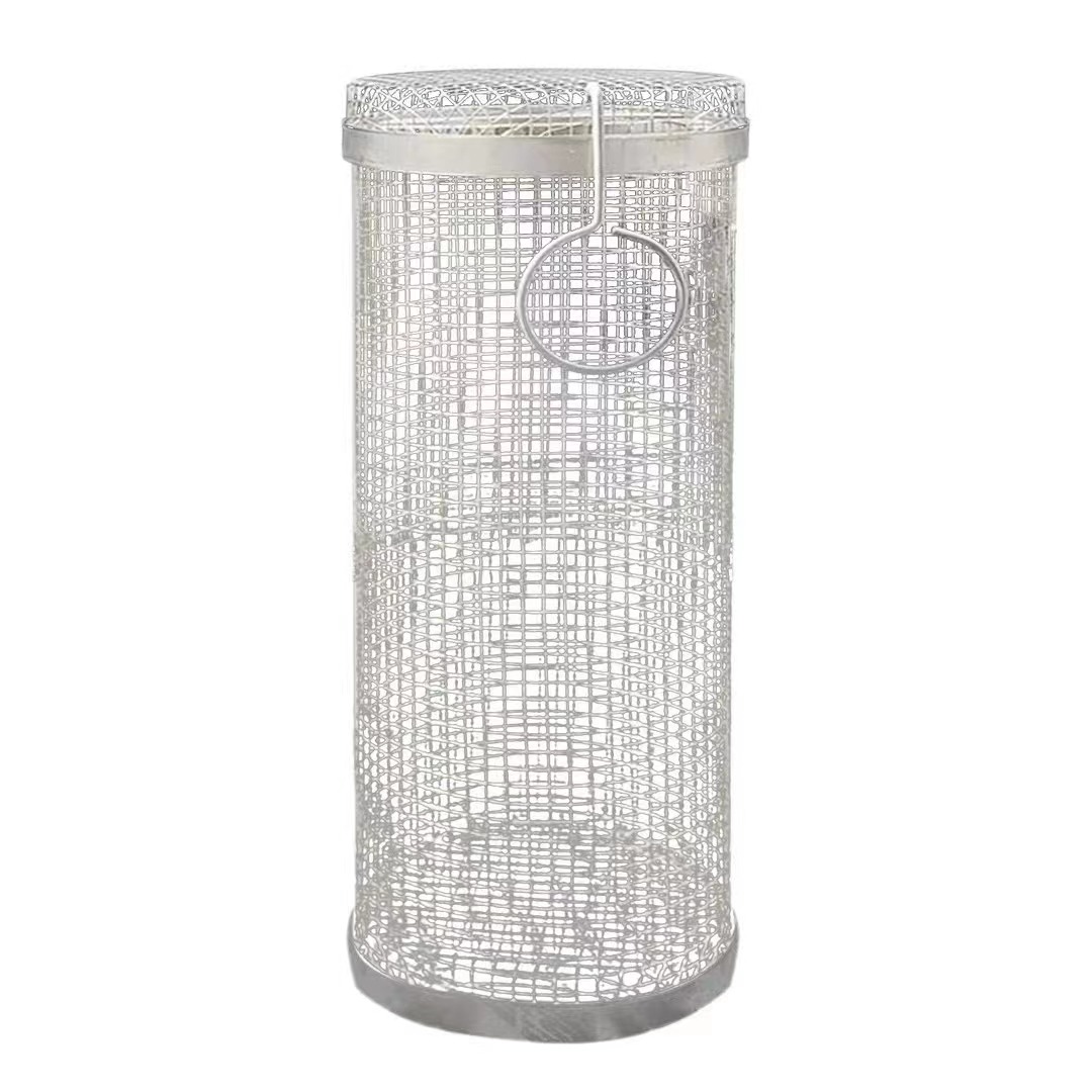 BBQ outdoor grill net / Barbecue stainless steel wire mesh cylinder