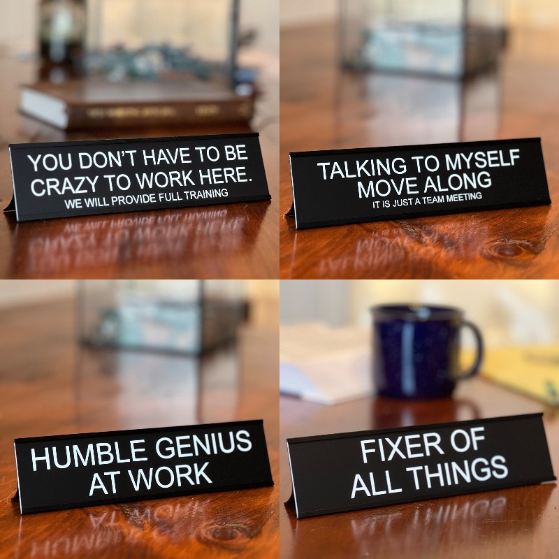 HOT SALE🔥Funny Office Decor Sign😎 (Buy 3 Free Shipping)