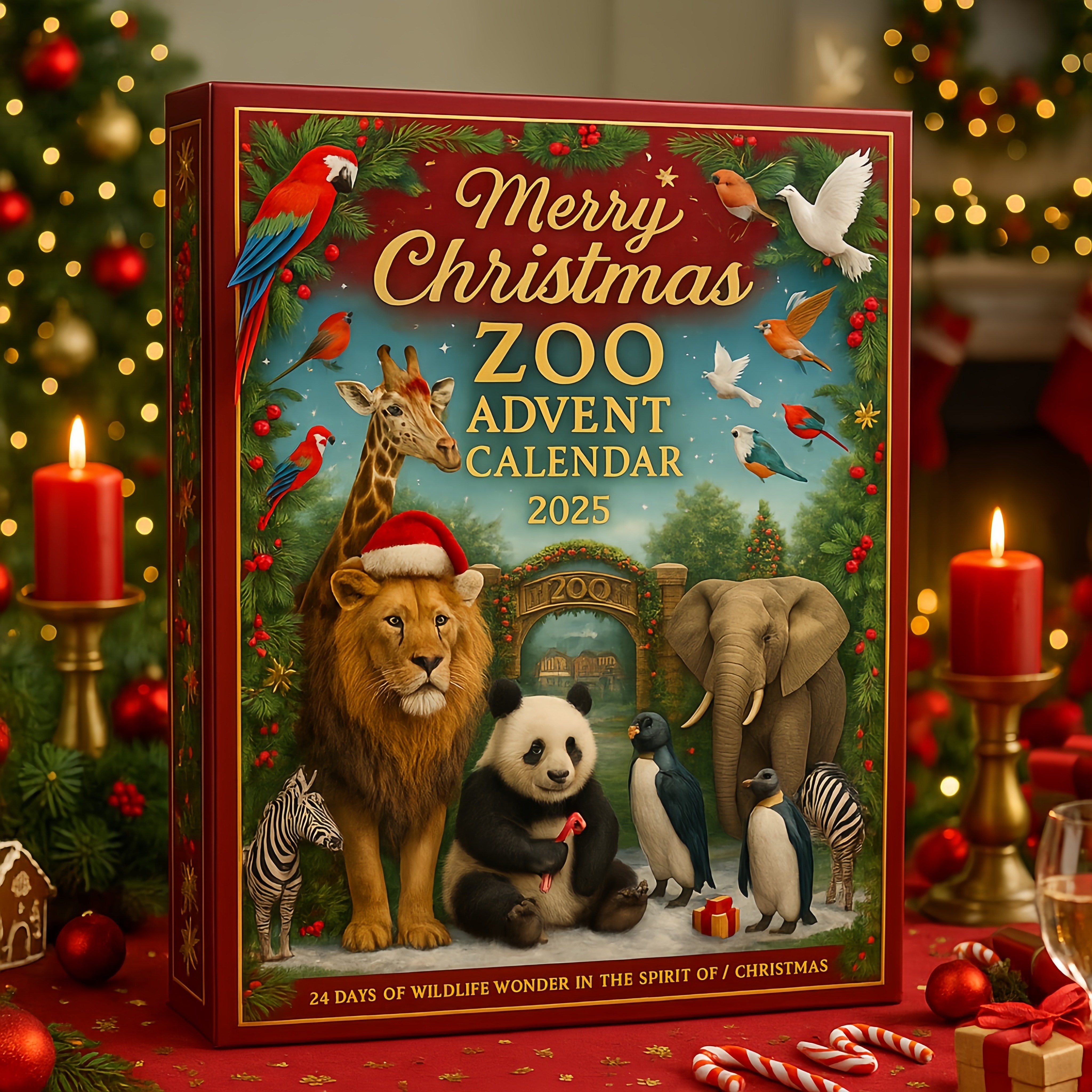 Merry Christmas Zoo Advent Calendar 2025🎄