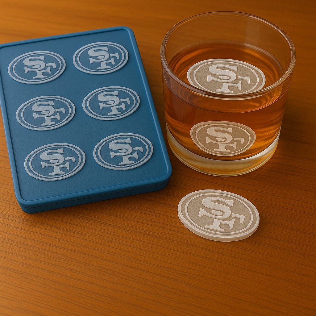 Football team series ice cube molds