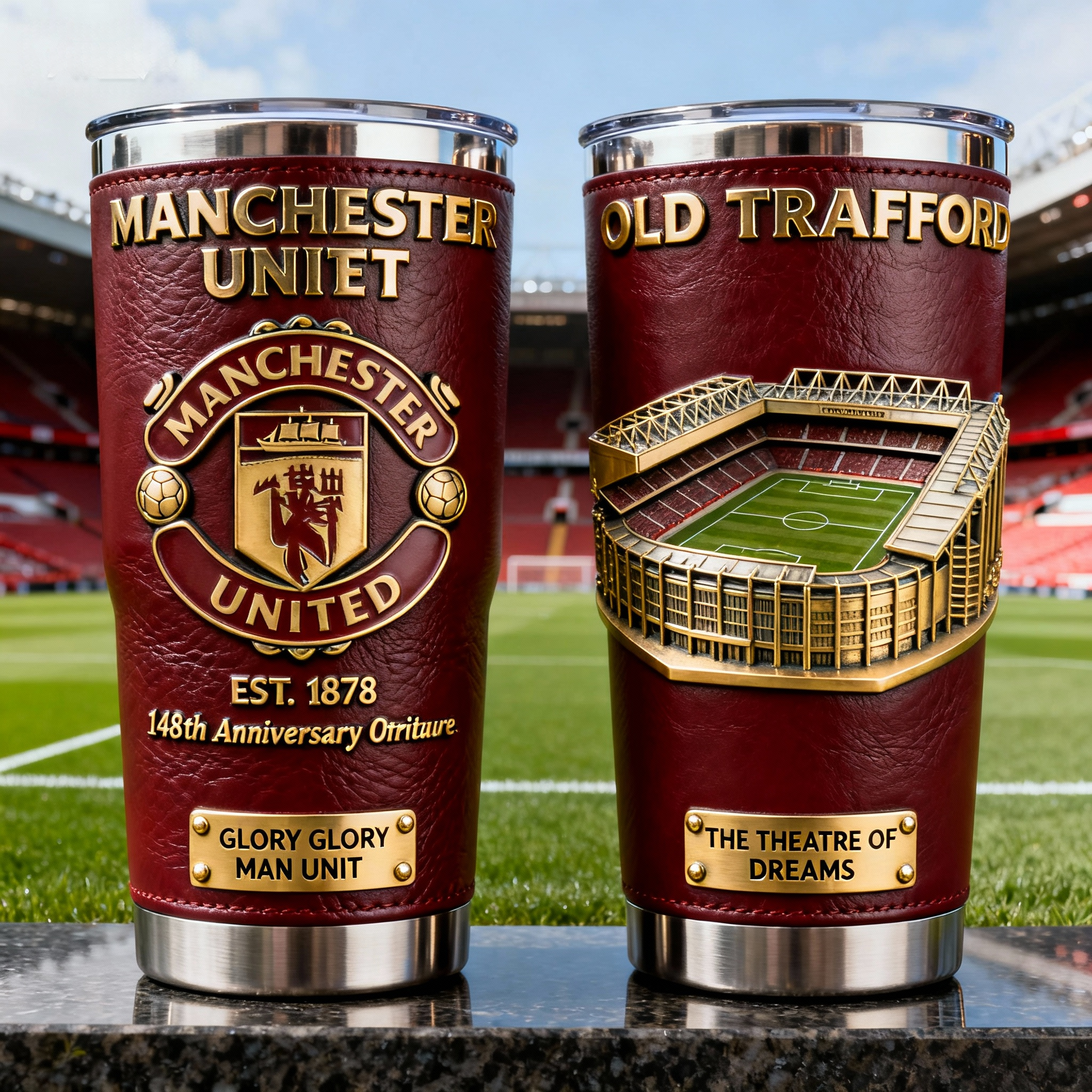 🏆 2026 Football | Football Club Anniversary Premium Tribute Tumbler ⚽