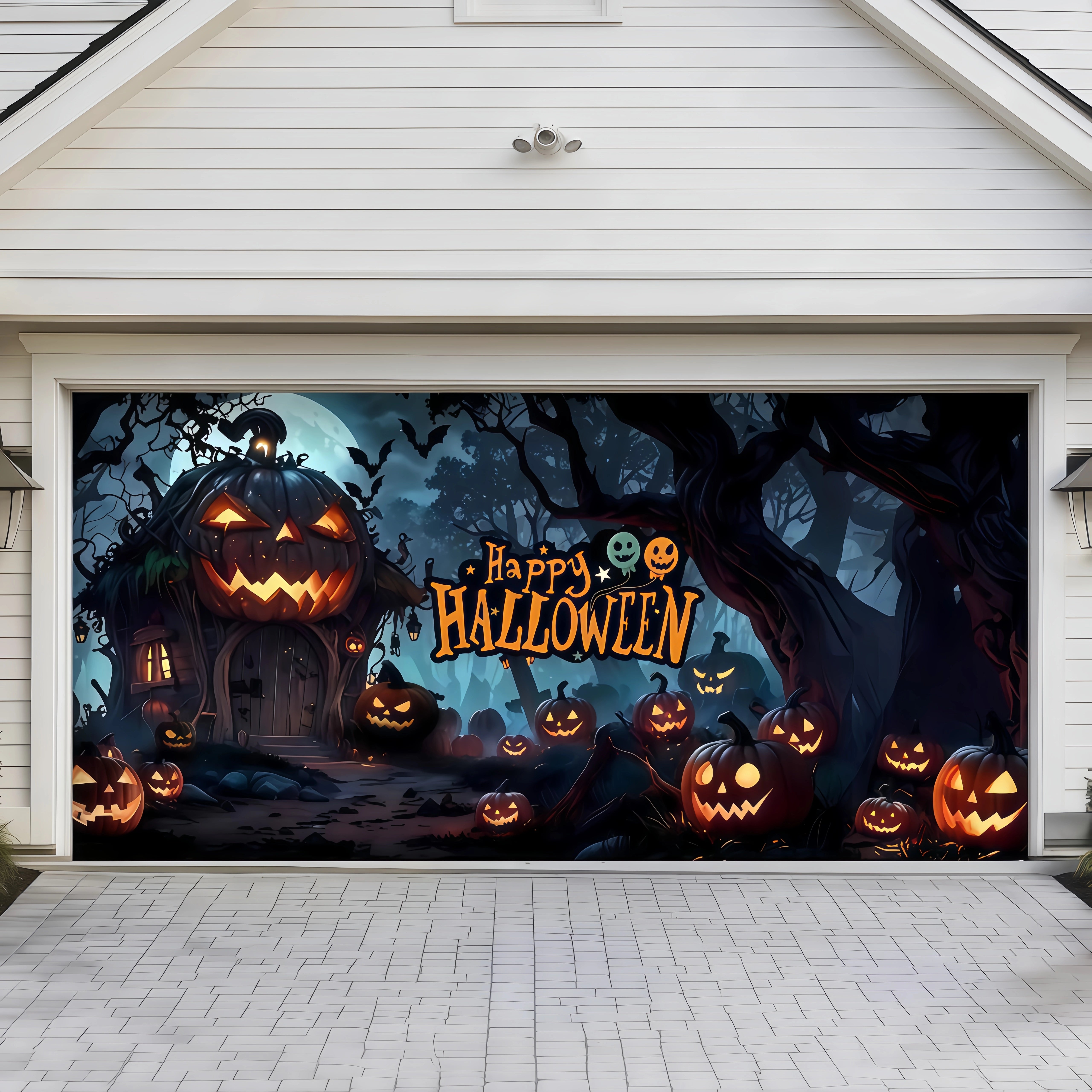 🔥Limited-time 50% off sale | Halloween Garage Door Cover