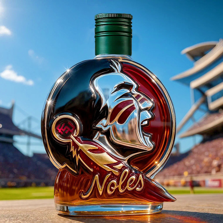 🔥NCAA Team✨Florida State Seminoles Whiskey Bottle