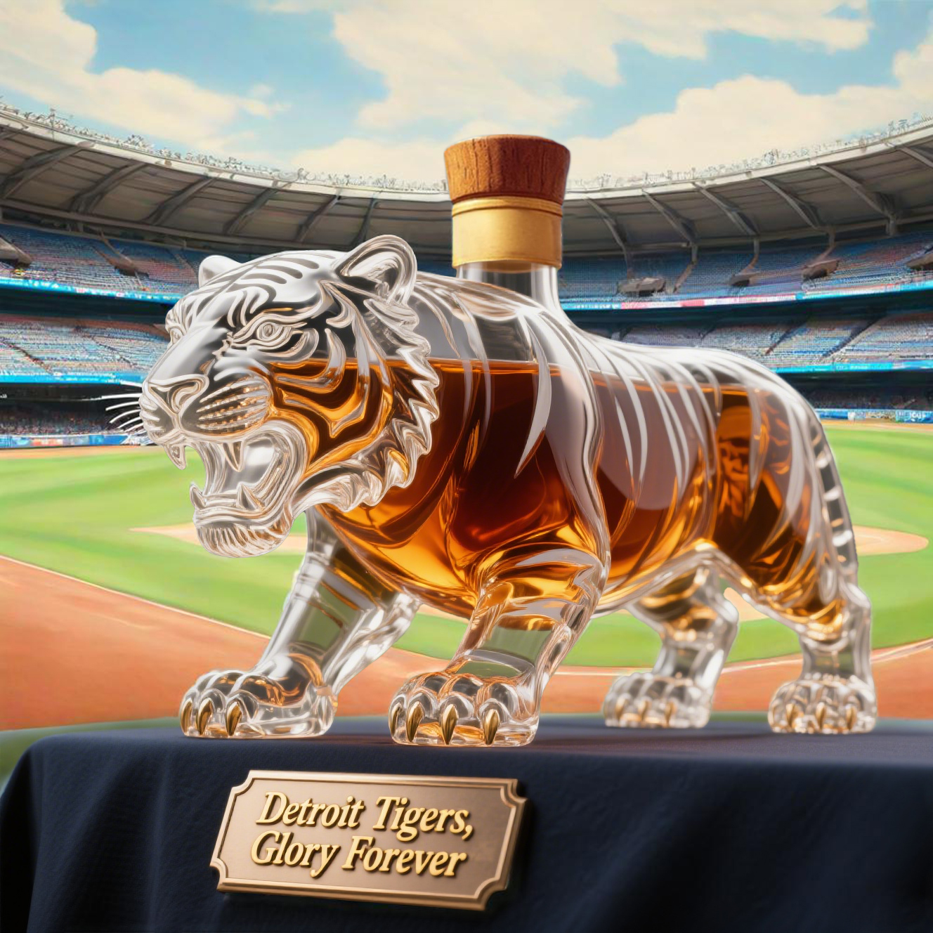 Cincinnati Bengals Whiskey Bottle