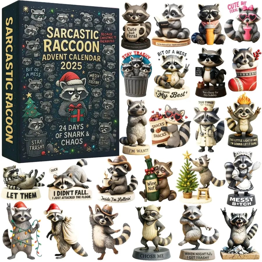 Sarcastic Raccoon Advent Calendar 2025