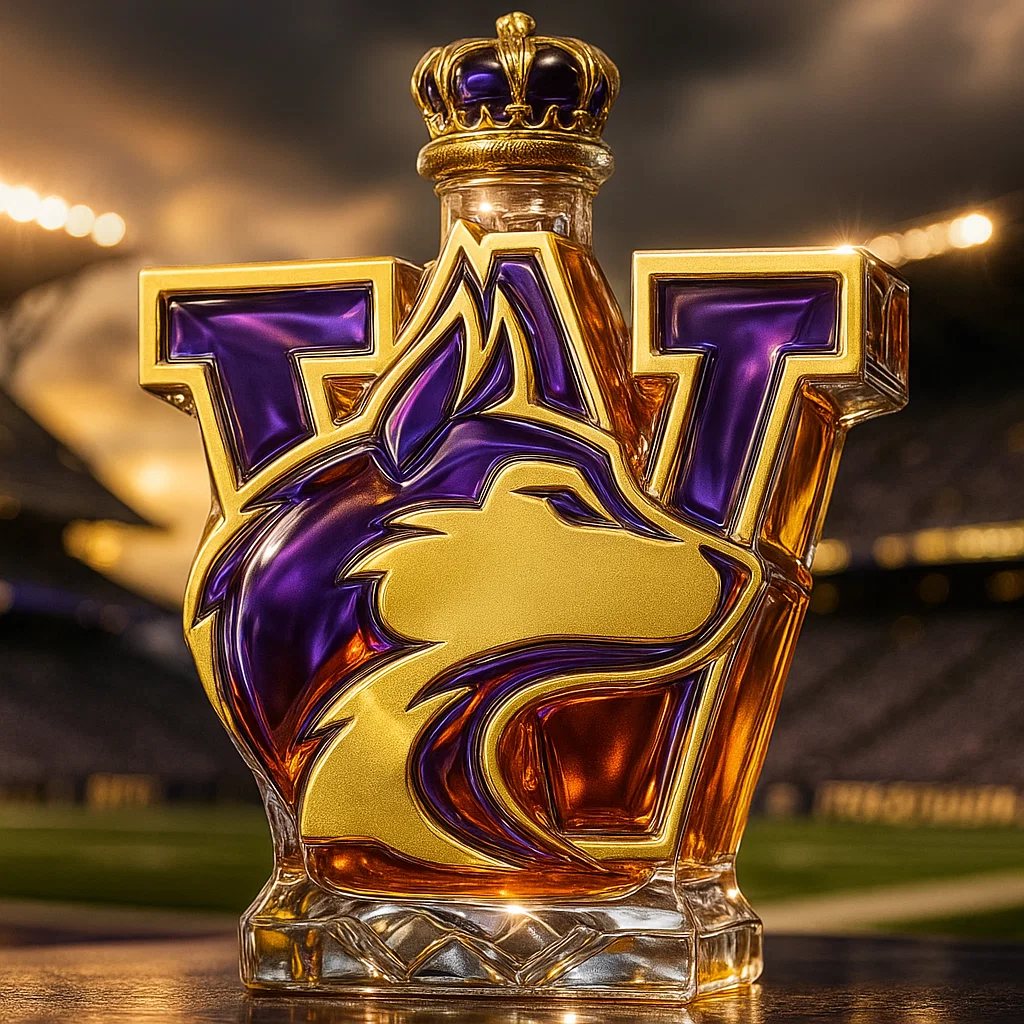 University of Washington Huskies Whisky Bottle