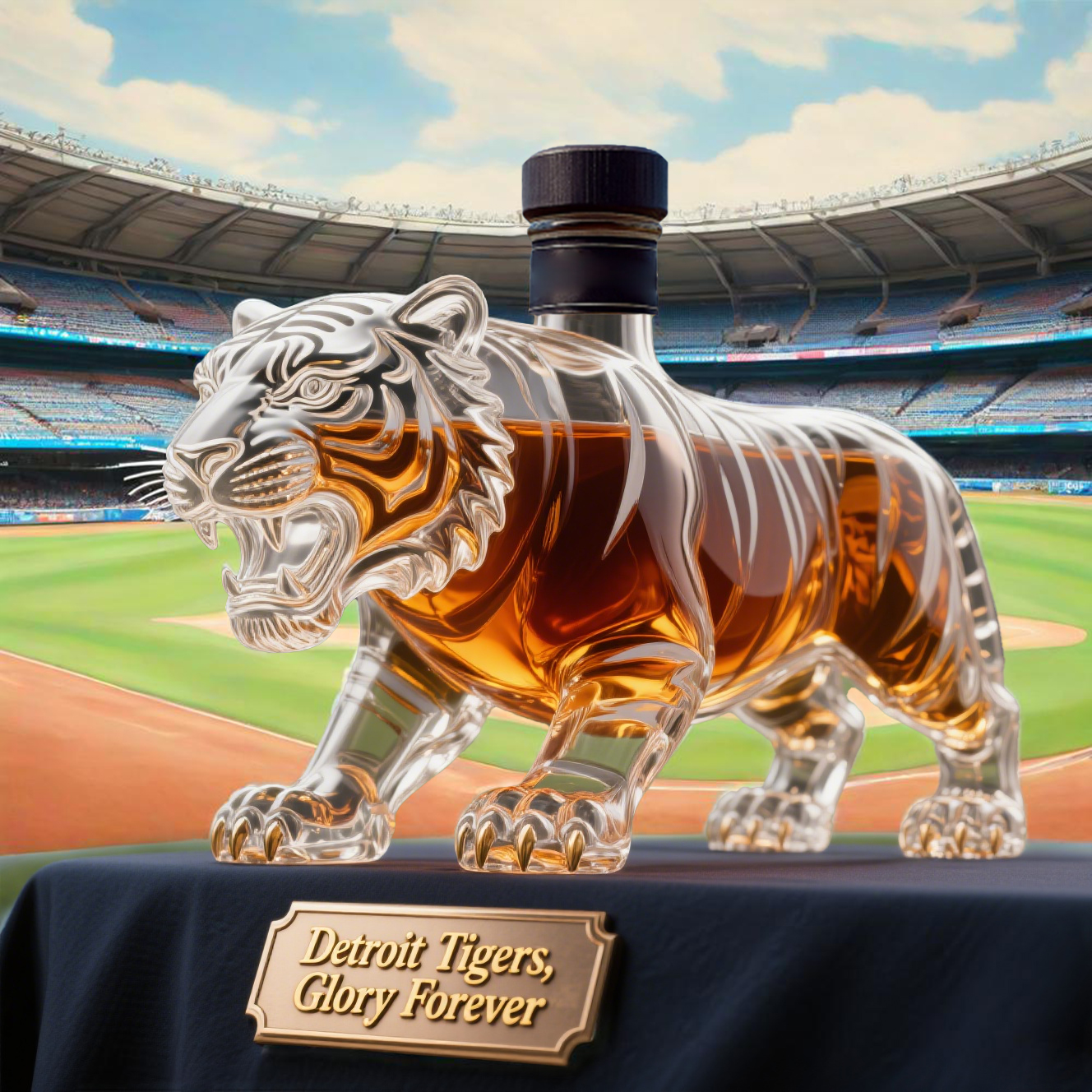 Cincinnati Bengals Whiskey Bottle